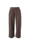 The Lounge Pant, TEXTURED CHOCOLATE CHECK - example image 2