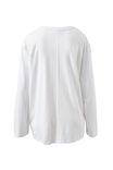 Finn Oversized Long Sleeve Tee, WHITE - alternate image 3