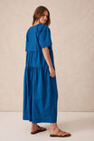 Tiered Poplin Midi Dress, FRESH COBALT - alternate image 5