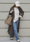 Classic Trench Coat, MILITARY GREEN - alternate image 7