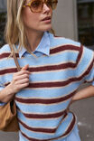 Bonnie Lofty Knit, BLUE STRIPE - alternate image 5