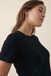 Ultra Soft Teeny Tee, BLACK - alternate image 4