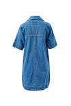 Bonnie Relaxed Shirt Dress, FRESH INDIGO - example image 3