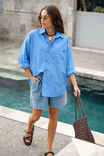 Peta Oversized Shirt, AMALFI BLUE - alternate image 7