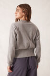 Soft Crew Cardi, GREY MARLE - alternate image 3