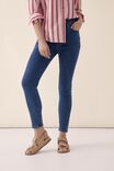 Slim Leg Jean In Organic Cotton, INDIGO BLUE - alternate image 4