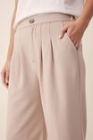 Wide Leg Pleat Pant In Recycled Blend, CAMELETTE - alternate image 5