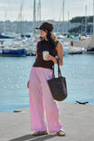 Lyla Button Through Rib Tank, CHOCOLATE - alternate image 5