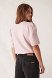 Pleat Sleeve Tee, BLUSH PINK - alternate image 3