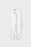 Linen Pant, WARM WHITE