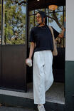 Sofia Boxy Shoulder Tee, BLACK - alternate image 4