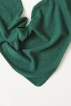 Soft Knit Triangle Scarf, PINE GREEN - alternate image 3