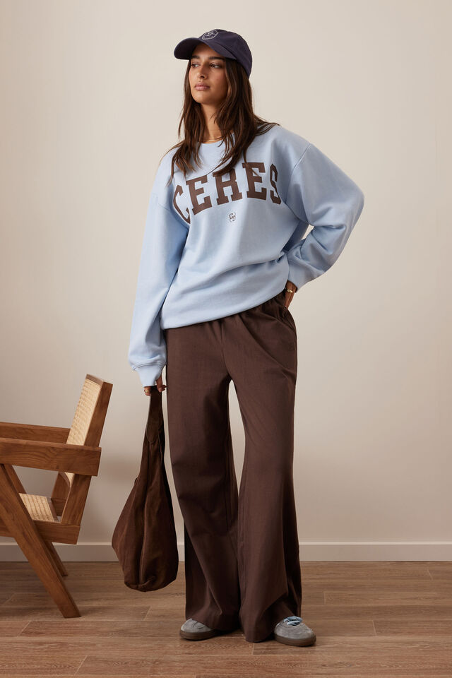 Sunday Jersey Pant, BRUNETTE BROWN