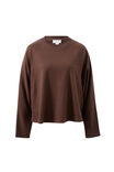 Jordi Slouchy Top, CHOCOLATE - example image 2