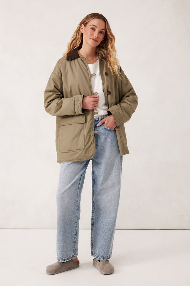 Barn Jacket, SPRING KHAKI