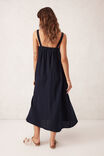 Doublecloth Poolside Dress, FRESH NAVY - alternate image 3