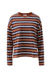 Scout Slouchy Long Sleeve  Tee, GINGER/HERITAGE NAVY STRIPE - alternate image 2
