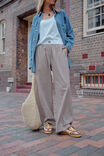 The Lounge Pant, TOFFEE CHECK - alternate image 1