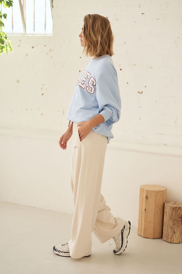 Sophie Relaxed Terry Trackpant, BUFF