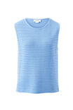 Margot Mesh Knit Tank, SKY BLUE - example image 2