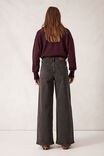 Evie Wide Leg Jean, WASHED BLACK - alternate image 3