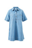 Milly Short Sleeve Mini Dress, VINTAGE BLUE - alternate image 2