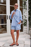 Mila Short, FRESH BLUE/RED MINI STRIPE - example image 4