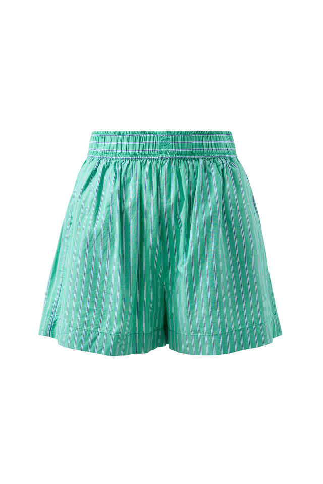 Mila Short, ZESTY GREEN TRIPLE STRIPE