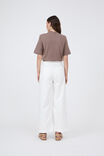 Shoulder Pad Tee, TAUPE - alternate image 3