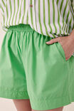 Mila Short, SPLASH GREEN ORGANIC COTTON POPLIN - alternate image 5