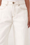Darted Barrel Jean, FRESH ECRU - alternate image 5