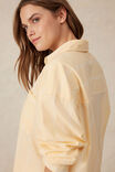 Oversized Shirt, BUTTER WHITE STRIPE ORGANIC COTTON - alternate image 7