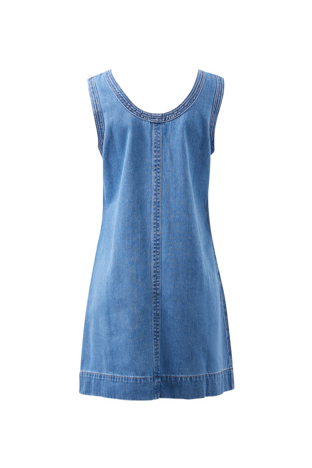 Sunny Denim Tank Dress, VINTAGE BLUE