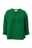 Button Up Tunic, WINTER GREEN - alternate image 2