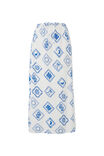 Bias Maxi Skirt, BLUE CAPRI - alternate image 2