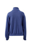 Freya Zip Thru Sweat, WASHED NAVY - alternate image 3