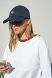 NAVY/ECRU STITCH