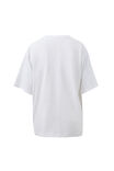 Phoebe Longline Premium Tee, WHITE - example image 3