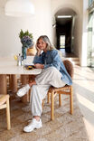 Bowie Barrel Leg Trackpant, GREY MARLE - alternate image 1