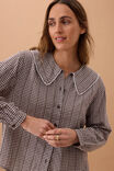 Alice Collared Top, CHOC GINGHAM - alternate image 4