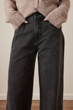 Demi Barrel Jean, FADED BLACK - alternate image 5