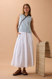 Maddy Shell Top, INDIGO WHITE STRIPE - alternate image 3