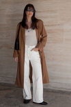 Classic Longline Coat, CHESTNUT - alternate image 1
