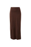 Clara Column Skirt, CHOCOLATE - example image 2