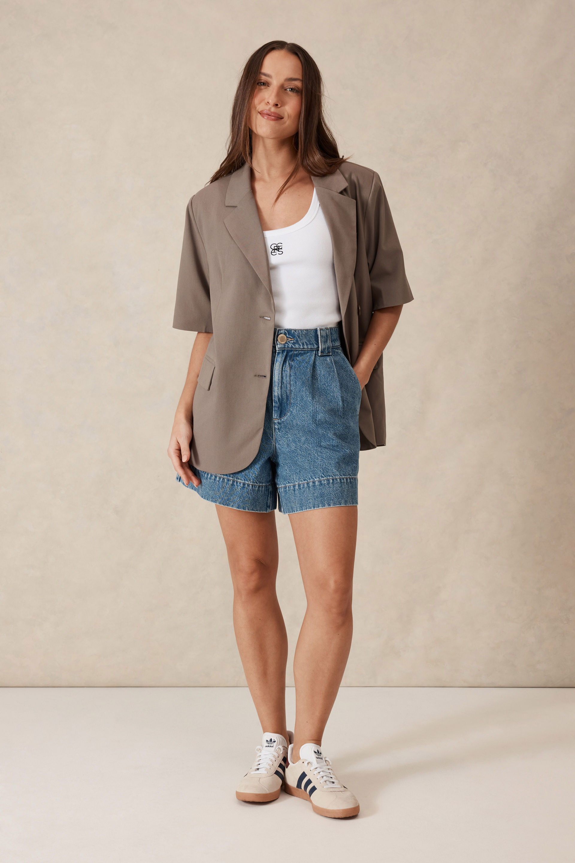 Short Sleeve Blazer