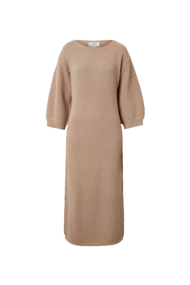 Summer Slouchy Knit Dress, STRING