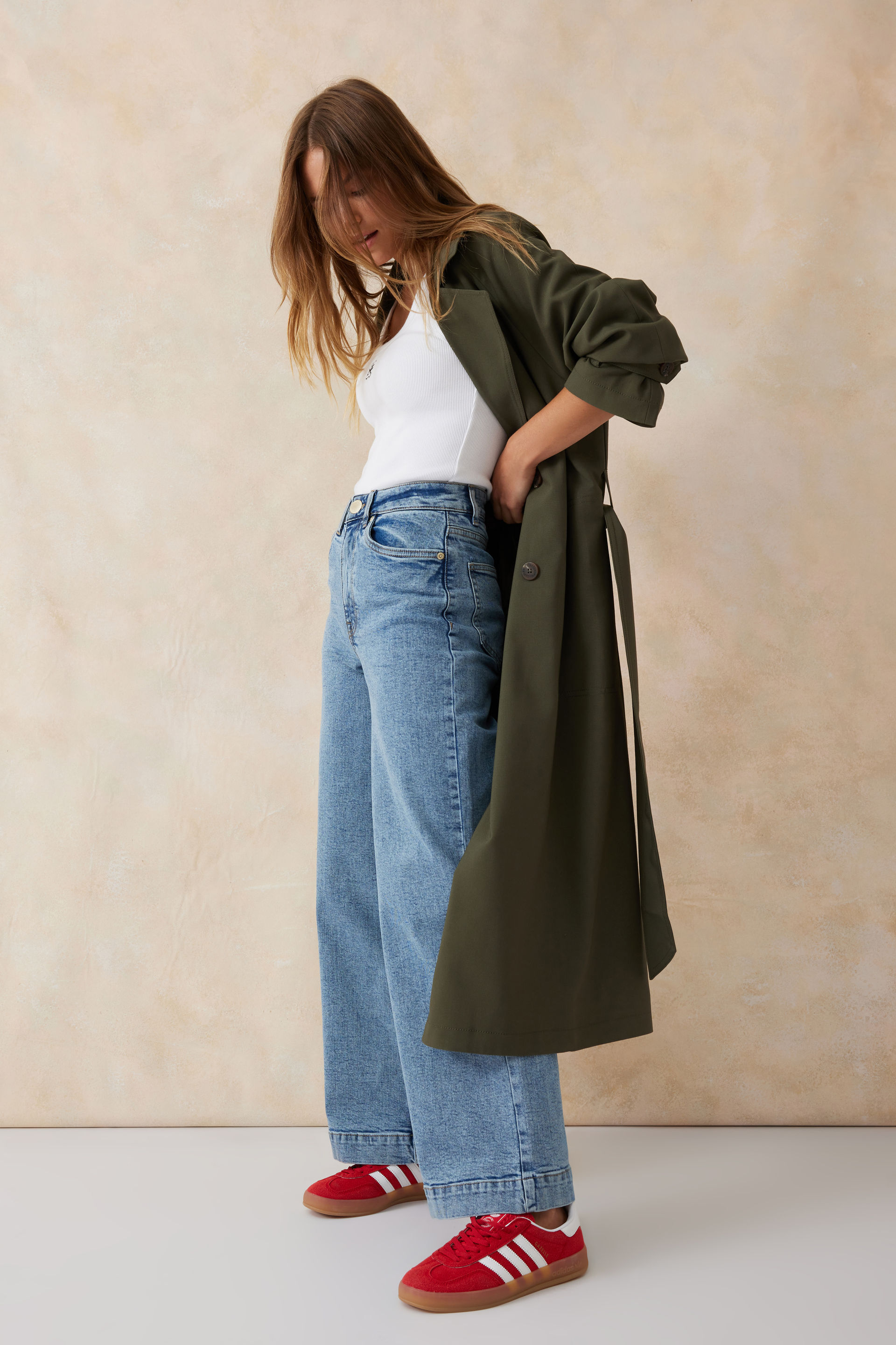 Wide Leg Jean In Organic Cotton
