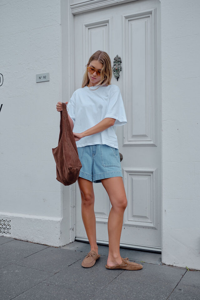 Phoebe Premium Tee, WHITE