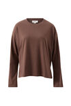 Scout Slouchy Long Sleeve  Tee, BRUNETTE BROWN - alternate image 2
