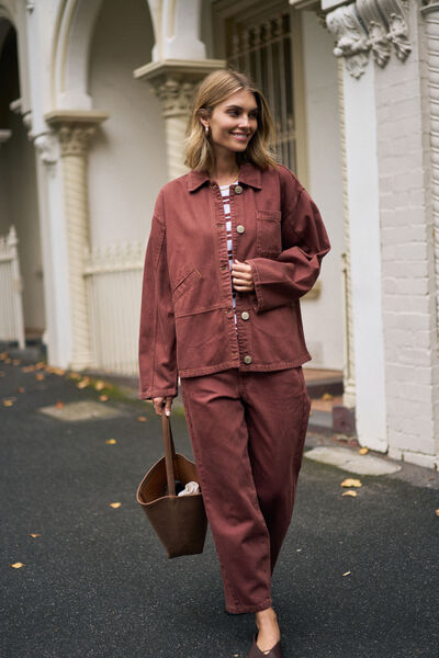 Ziggy Shacket, BURNT TOFFEE